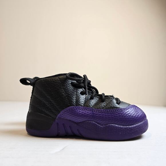 Nike Air Jordan 12 XII Retro TD Toddler Shoes 8C Field Purple Black 850000-057 - Picture 1 of 7